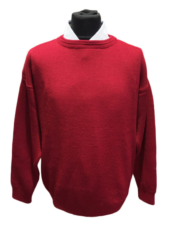 Red Chunky Wool Jumper