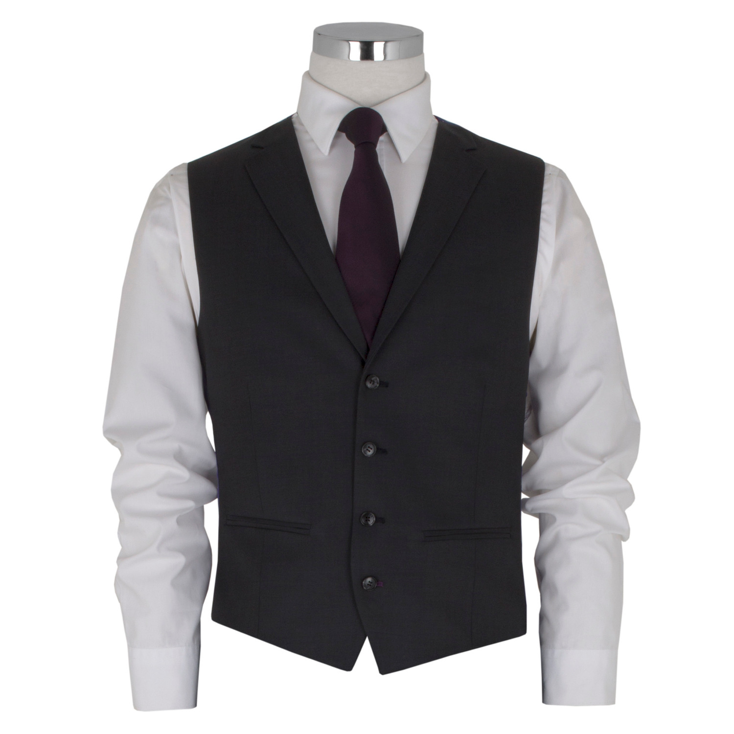 Charcoal Wool 3 Piece Suit - Tom Murphy's Formal and Menswear
