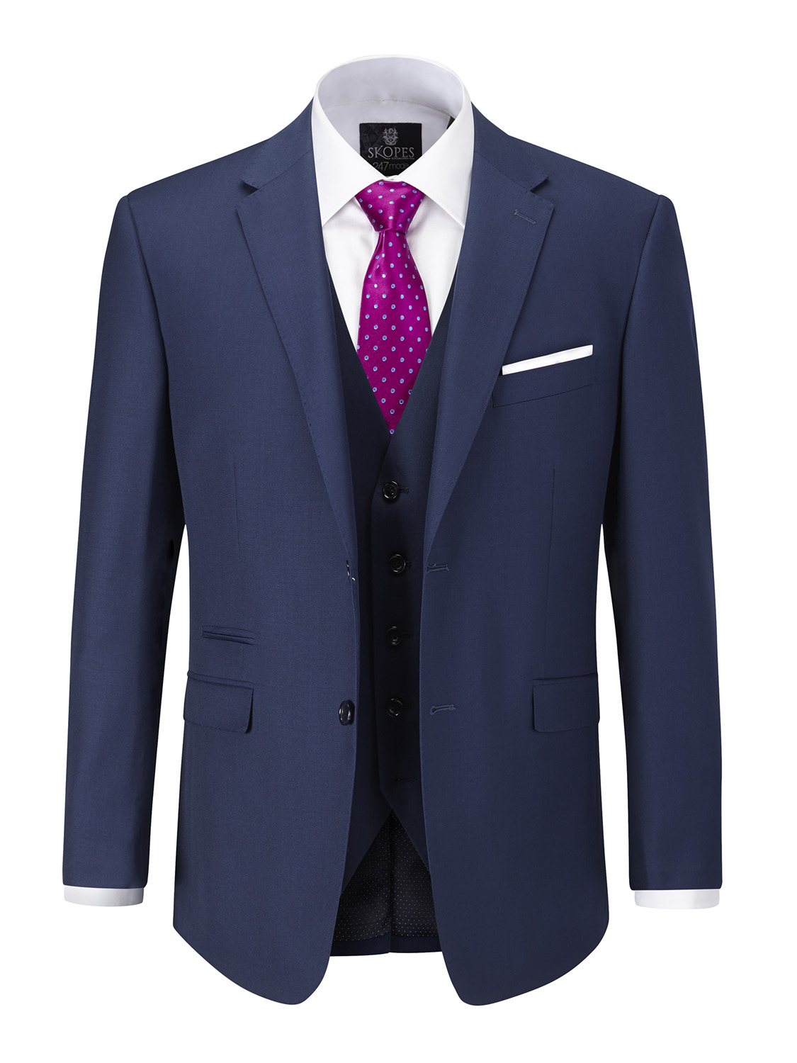 Joss Royale Blue 3 Piece Suit - Tom Murphy's Formal and Menswear