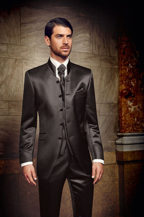 Prestige 2016 Stand-up collar jacket 3 piece suit