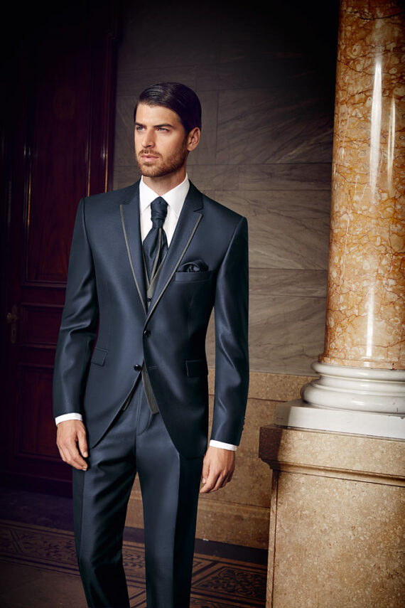 Prestige 2016 Contrast Blue 3 piece suit