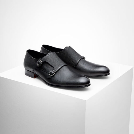 Wilvorst Black buckle shoe 2016_448316-10_Model-0292