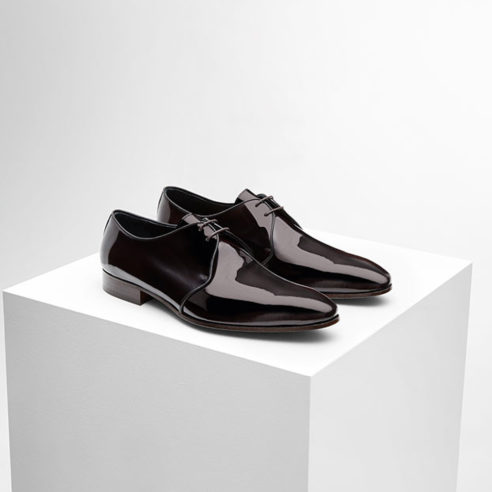 Wilvorst Black Gloss Shoes - Tom Murphy's Formal and Menswear