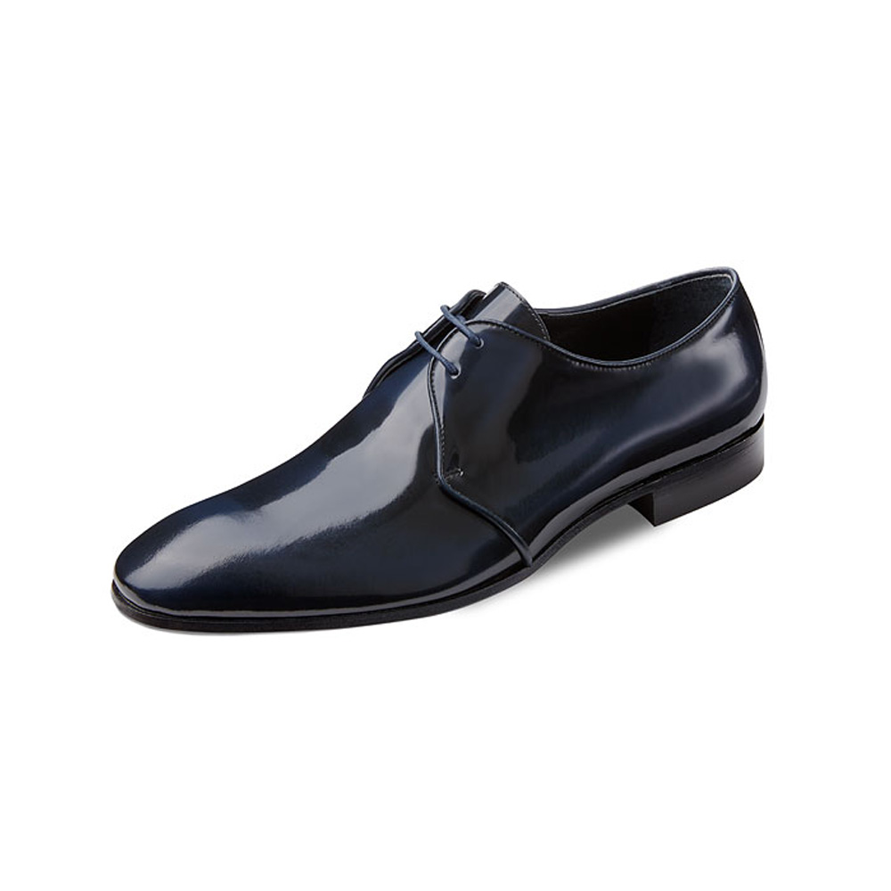 Wilvorst Blue Gloss Shoes - Tom Murphy's Formal and Menswear