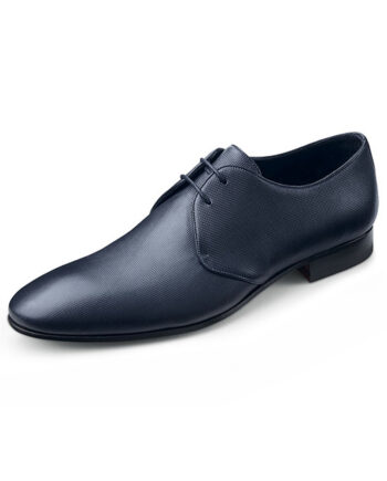 Blue textured shoe Wilvorst 2016_448315-30_Model-0291