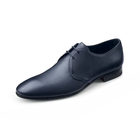 Blue textured shoe Wilvorst 2016_448315-30_Model-0291