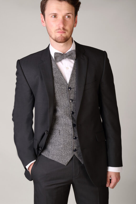 Charcoal Grey Gibson 3 Piece Suit