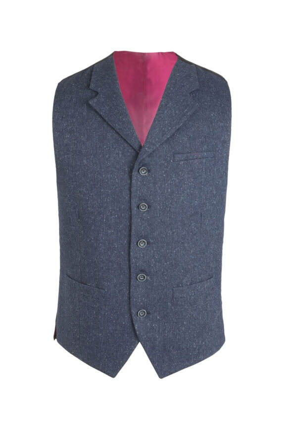 Donegal Blue Tweed 3 piece suit by Gibson