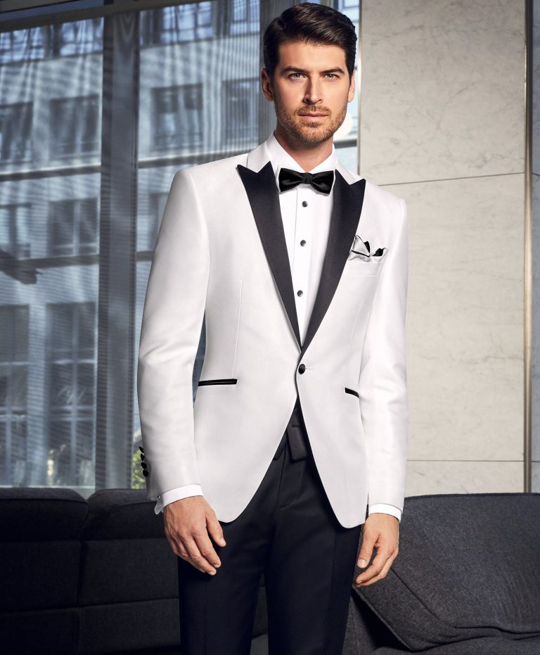 Prestige Black and White Combination 2 Piece Suit - Tom Murphy's Formal ...
