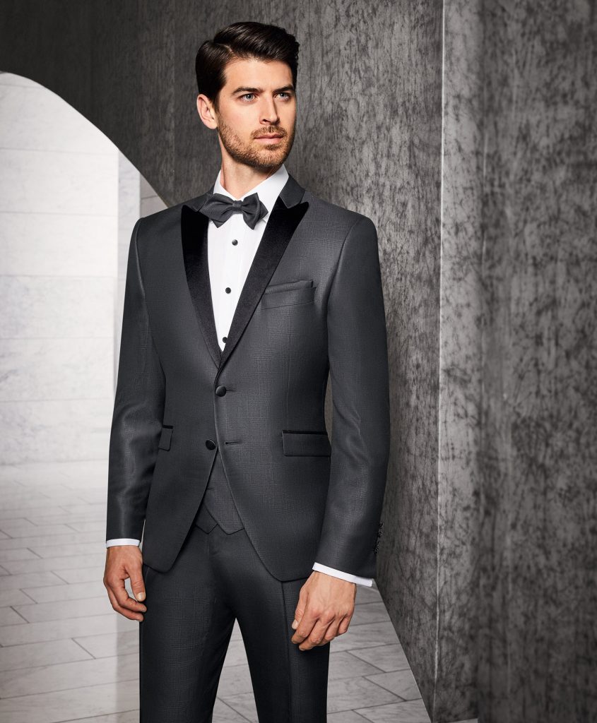 Prestige Anthracite Glencheck 3 Piece Suit - Tom Murphy's Formal and ...