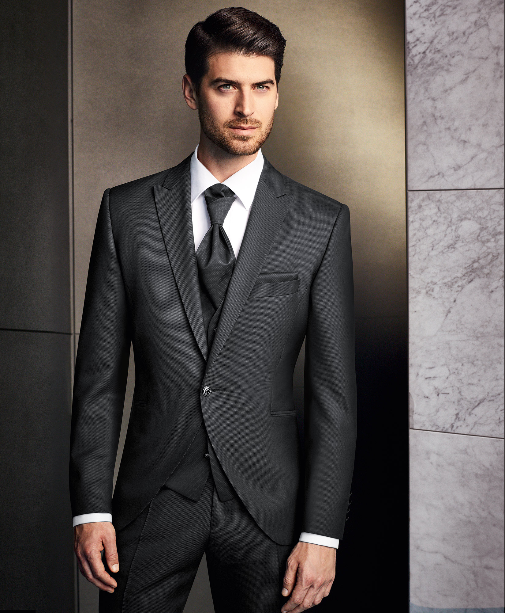 Prestige Modern Anthracite 3 Piece Suit - Tom Murphy's Formal and Menswear