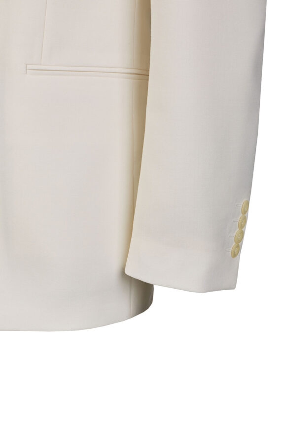 White Dinner Jacket with Side Vents
