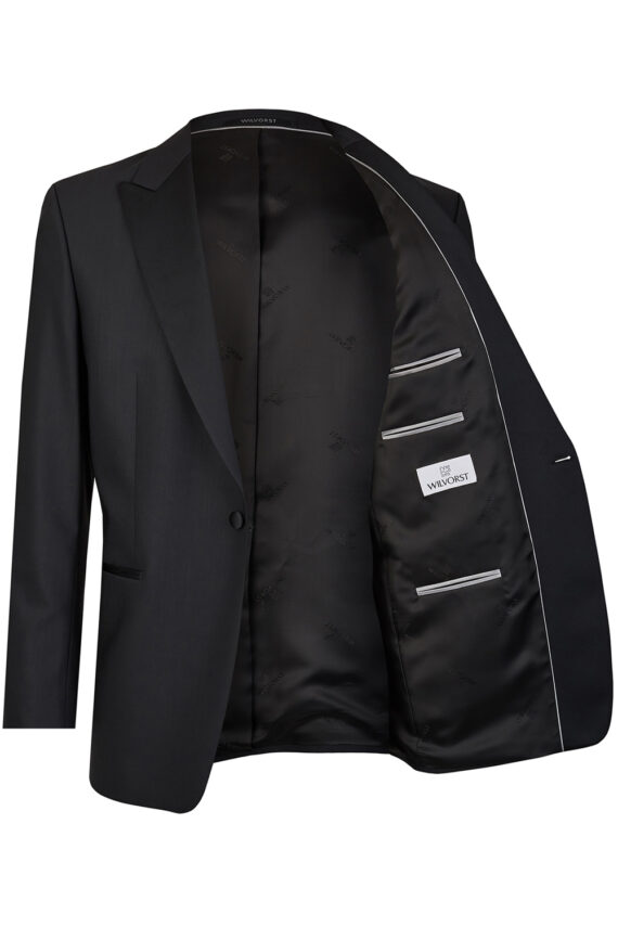 Black Tuxedo Smoking Jacket 3 Piece Suit