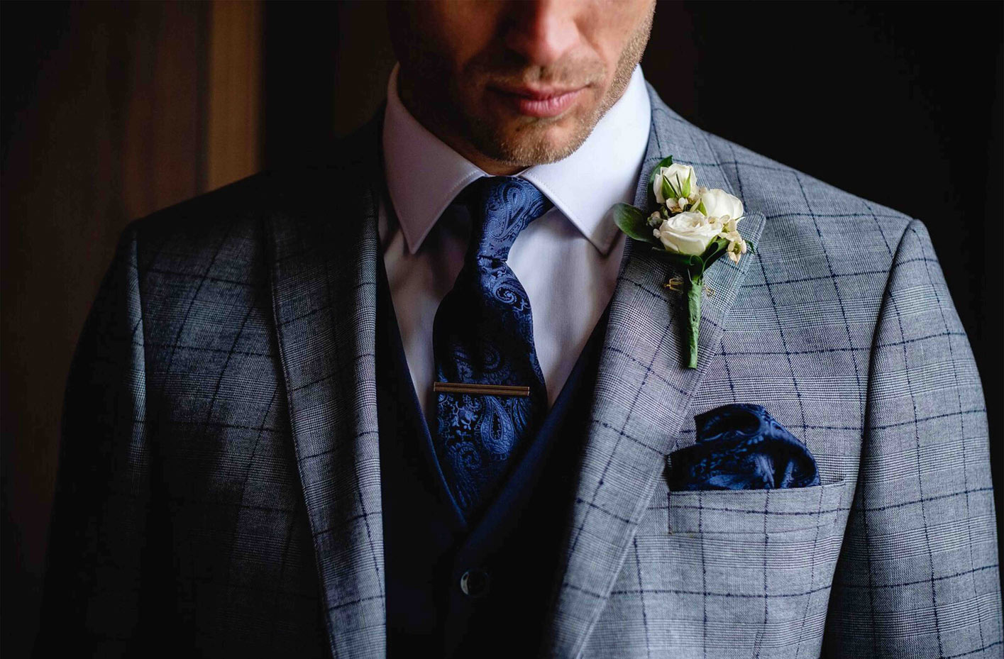Maradonna Grey Check 3 Piece Suit - Tom Murphy's Formal and Menswear