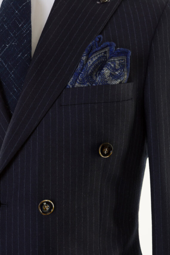 Best Navy Pinstripe Double Breasted suit