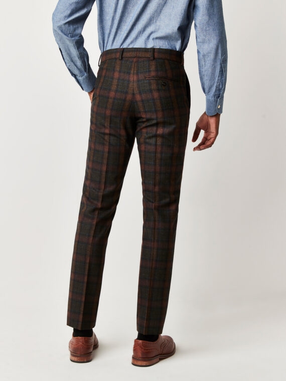 Oxford Marquee Green Tartan Check 3 Piece Suit