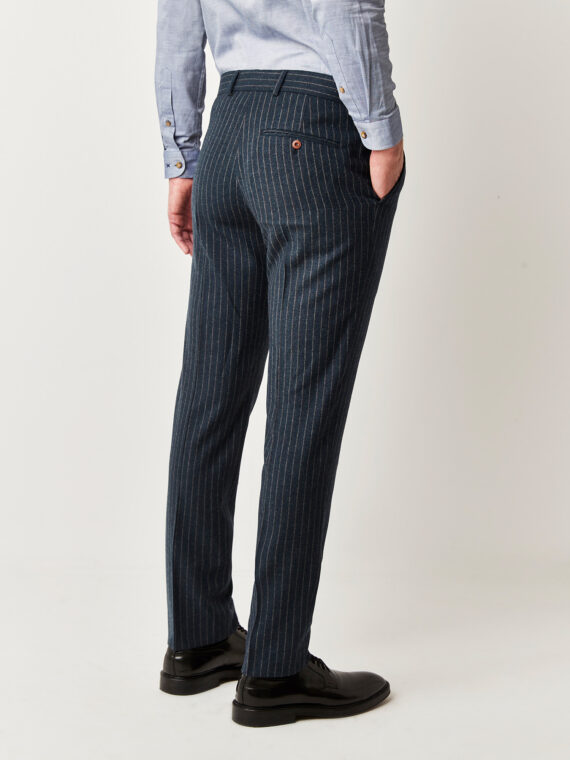 Blue Stripe 3 Piece Suit