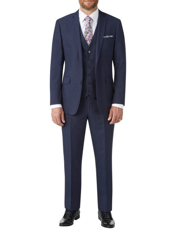 Harcourt Tailored Navy 3 Piece Suit - Tom Murphy's Formal and Menswear
