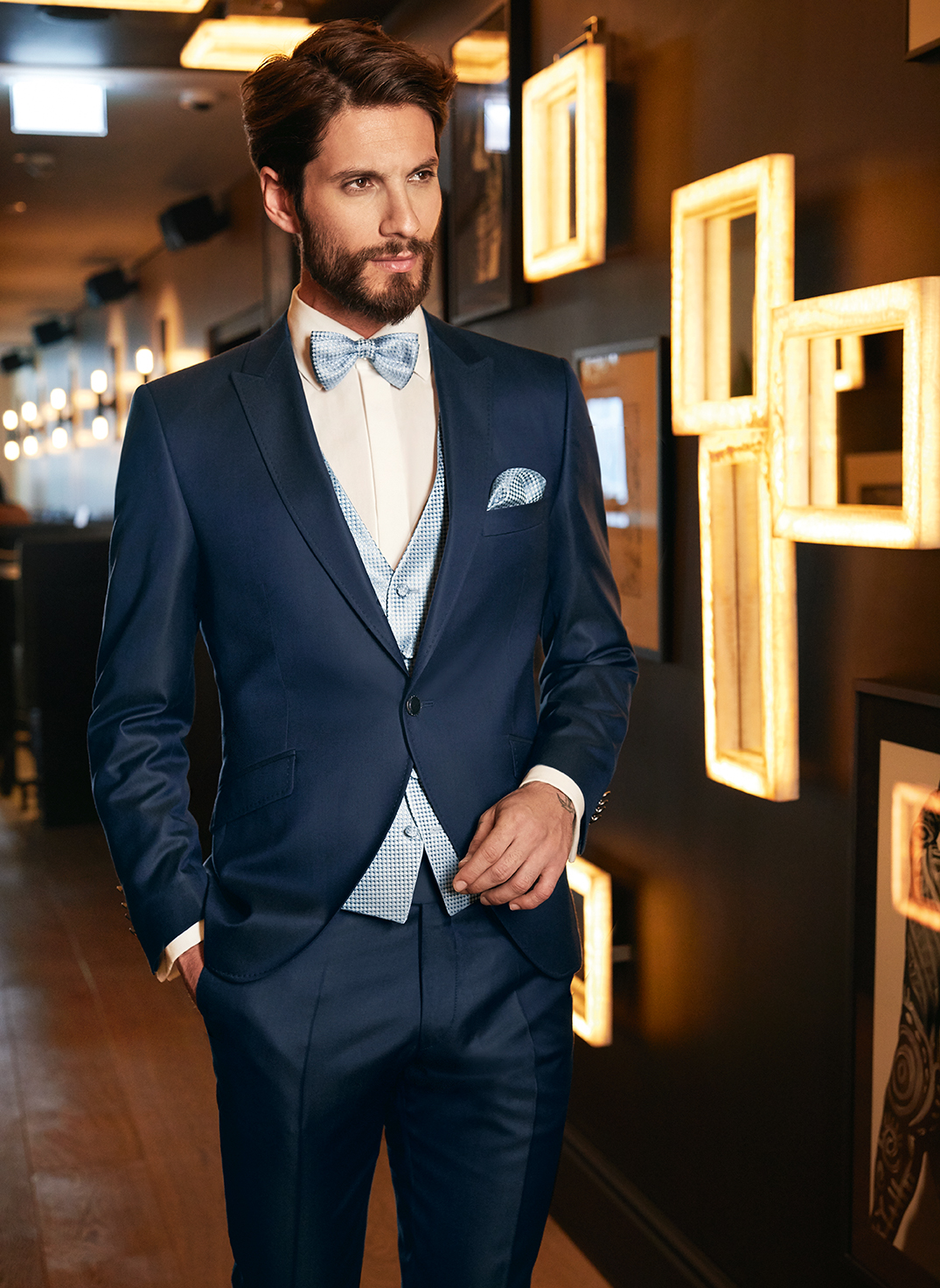 Blue Drop 8 3 Piece Wedding Suit - Tom Murphy's Formal and Menswear