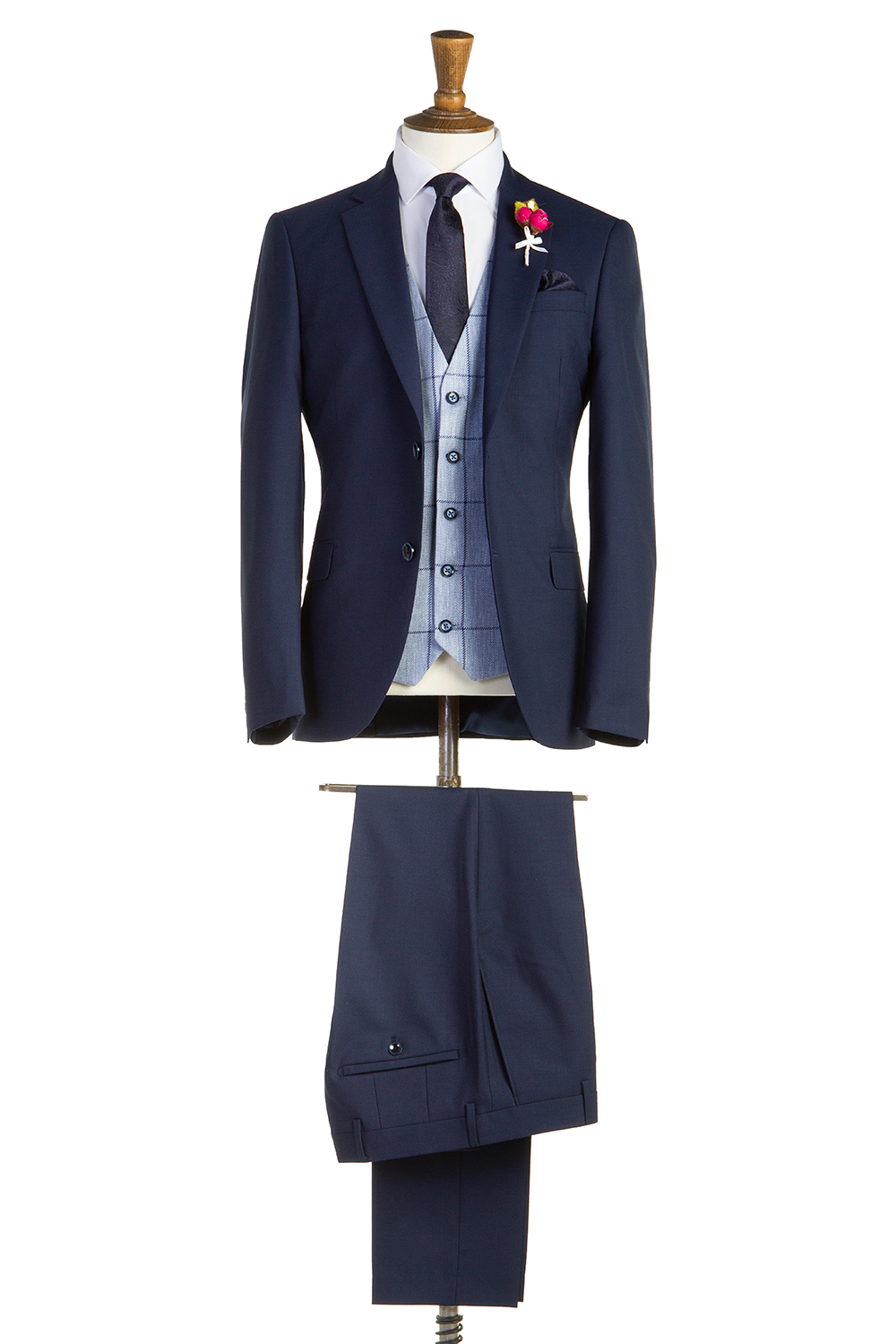 Holditch Navy Tweed Suit - Tom Murphy's Formal and Menswear