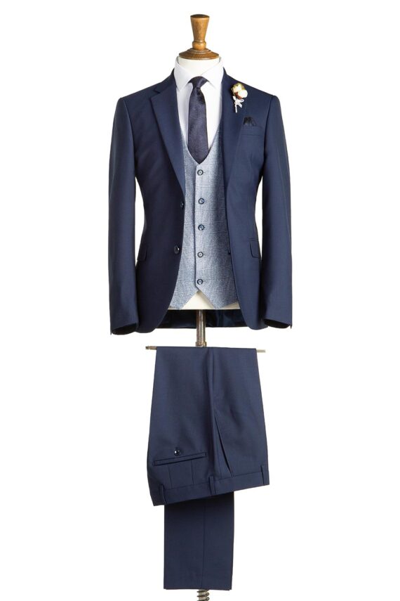 Huntley Navy Tweed Suit