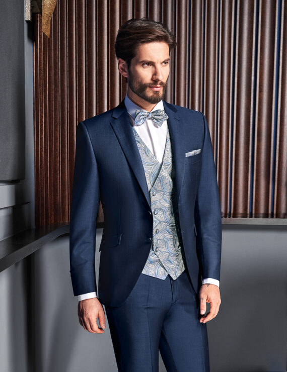 Blue Royal 3 piece Wedding Suit