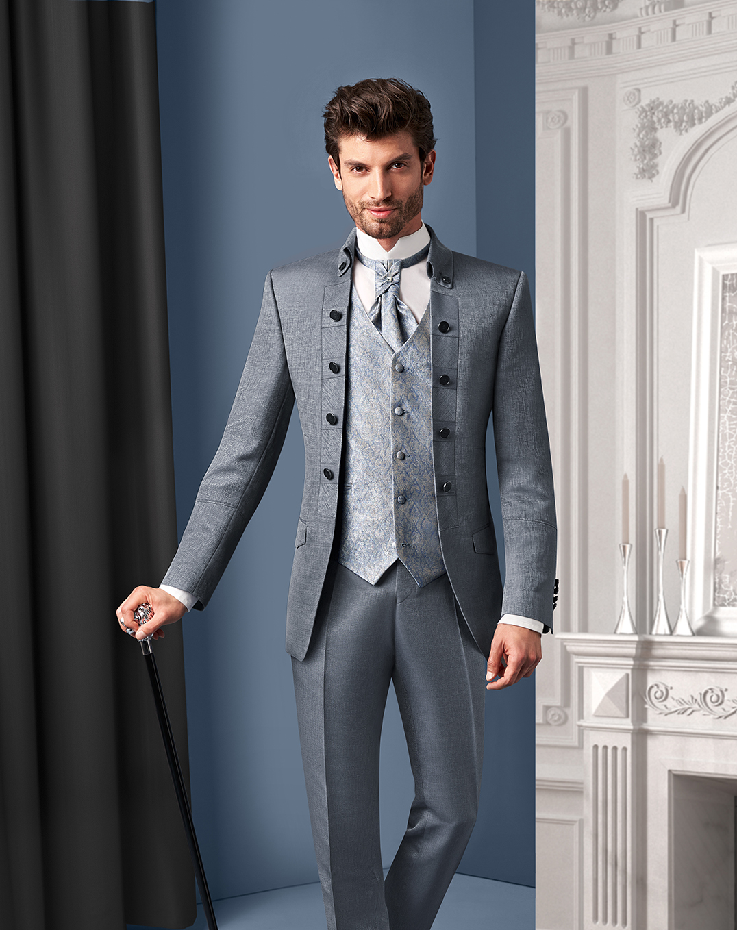 Royal Silver 3 piece Wedding Suit - Tom Murphy's Formal and Menswear