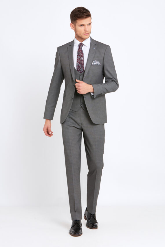 Emmet Silver Grey 3 Piece Suit