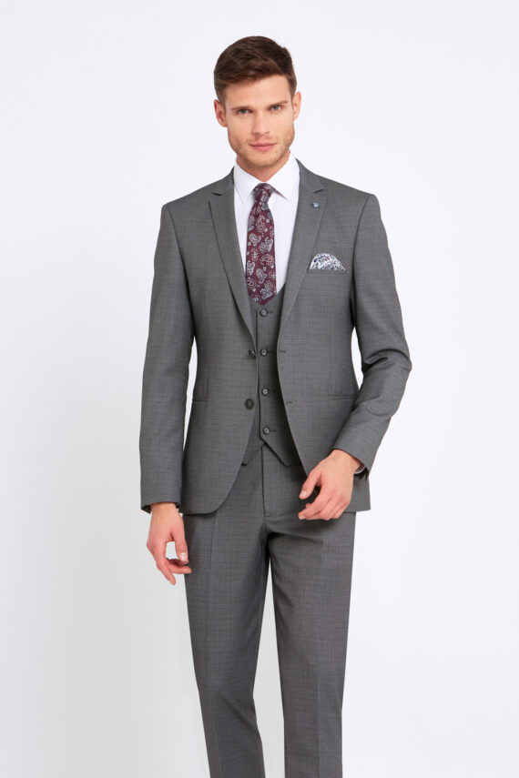 Emmet Silver Grey 3 Piece Suit