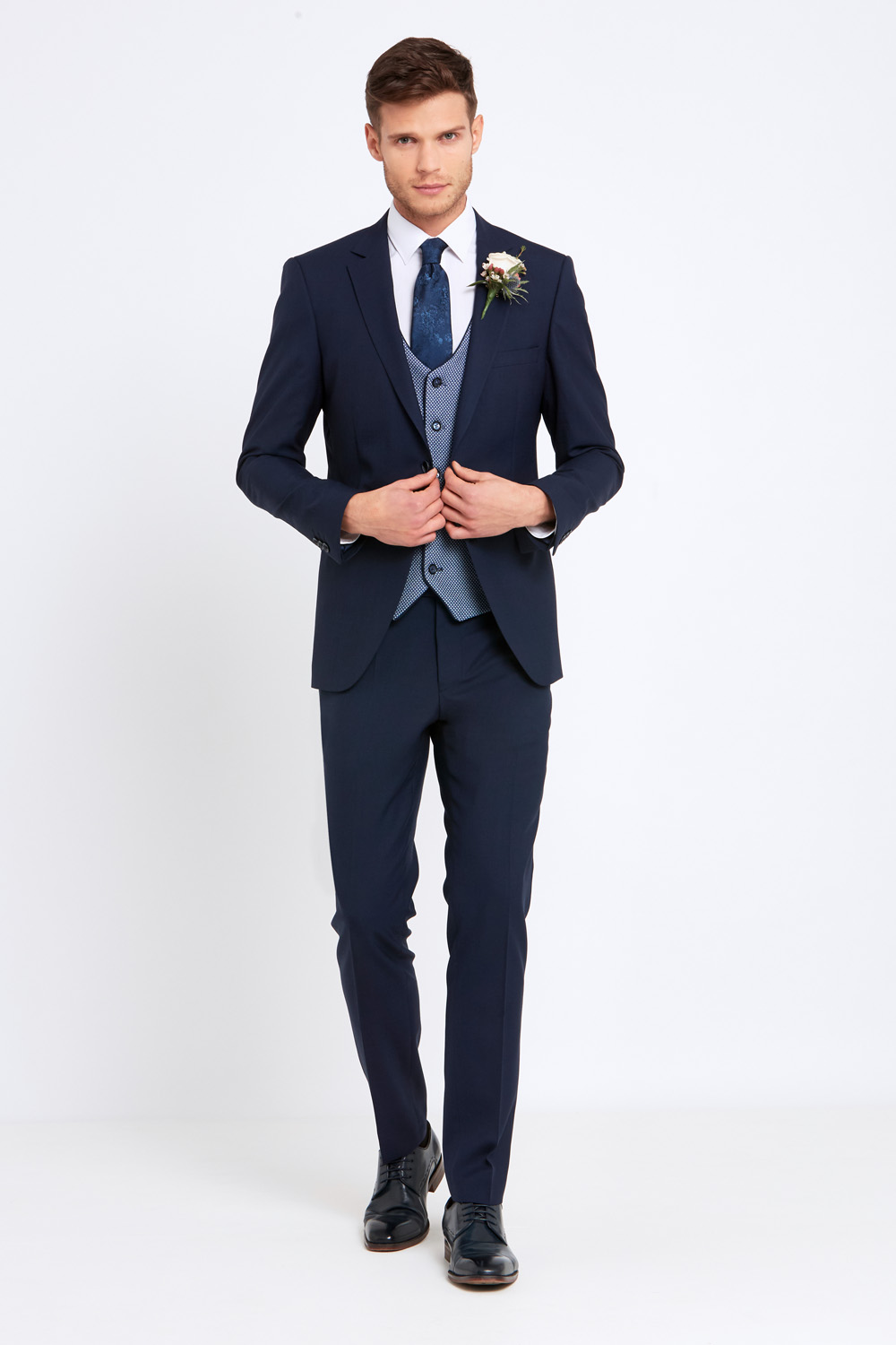 Alexander Navy 3 Piece Suit - Tom Murphy's Formal and Menswear