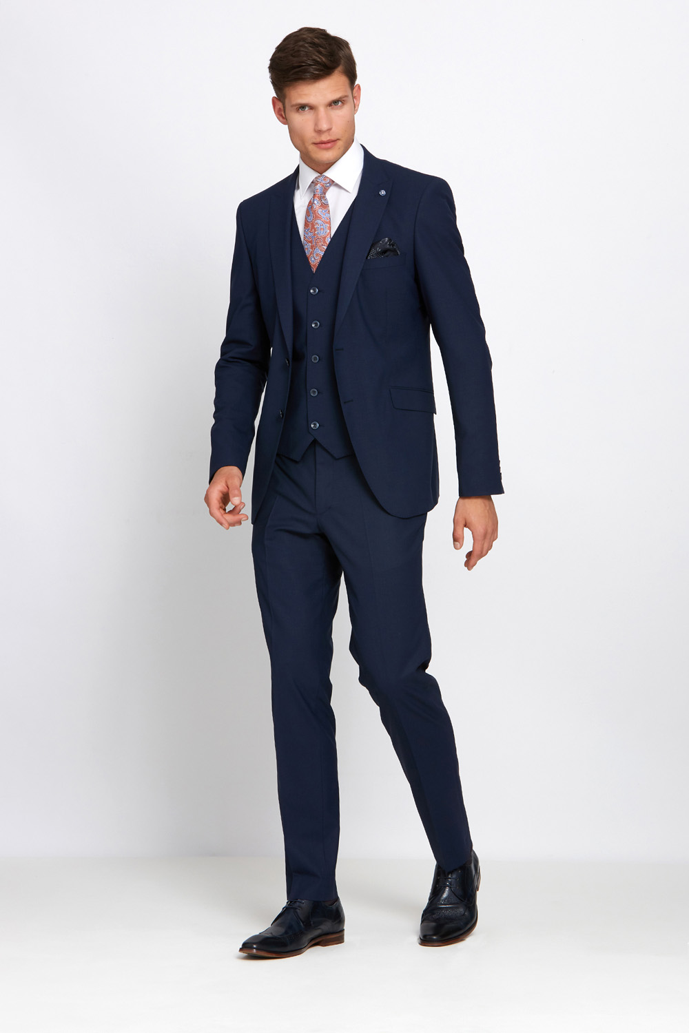 Franklin Navy 3 Piece Suit - Tom Murphy's Formal and Menswear