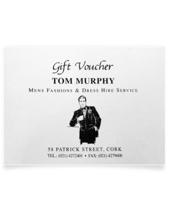 Gift Voucher Tom Murphy Menswear