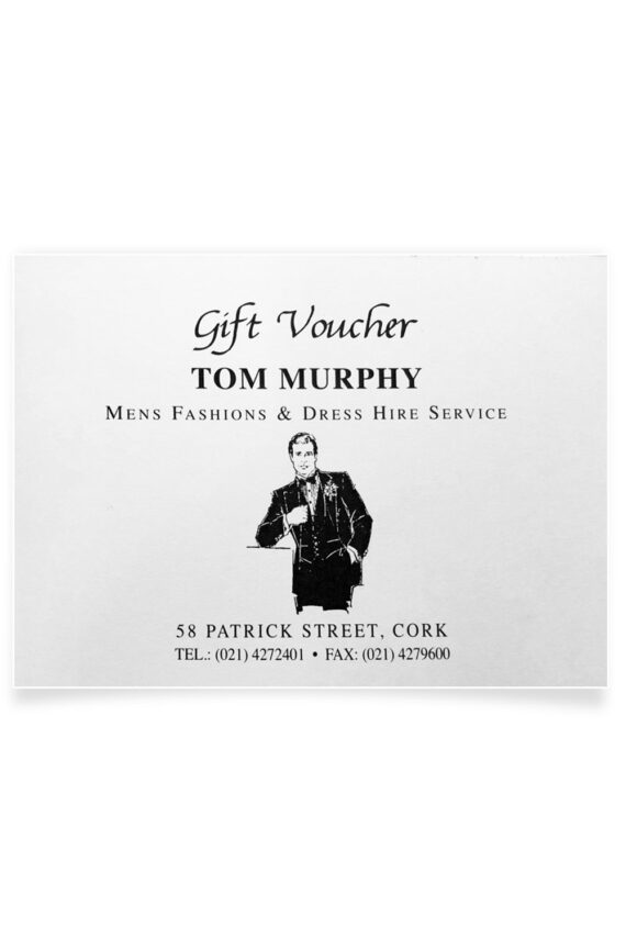 Gift Voucher Tom Murphy Menswear