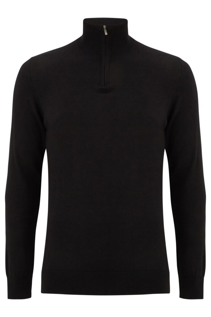 Canon Black Half-zip Sweater - Tom Murphy's Formal and Menswear