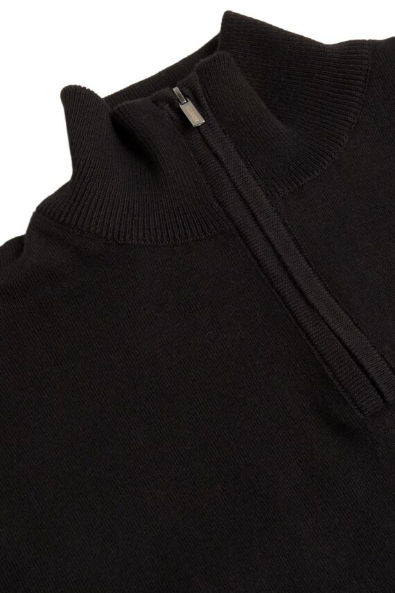 Canon Black Half-zip Sweater