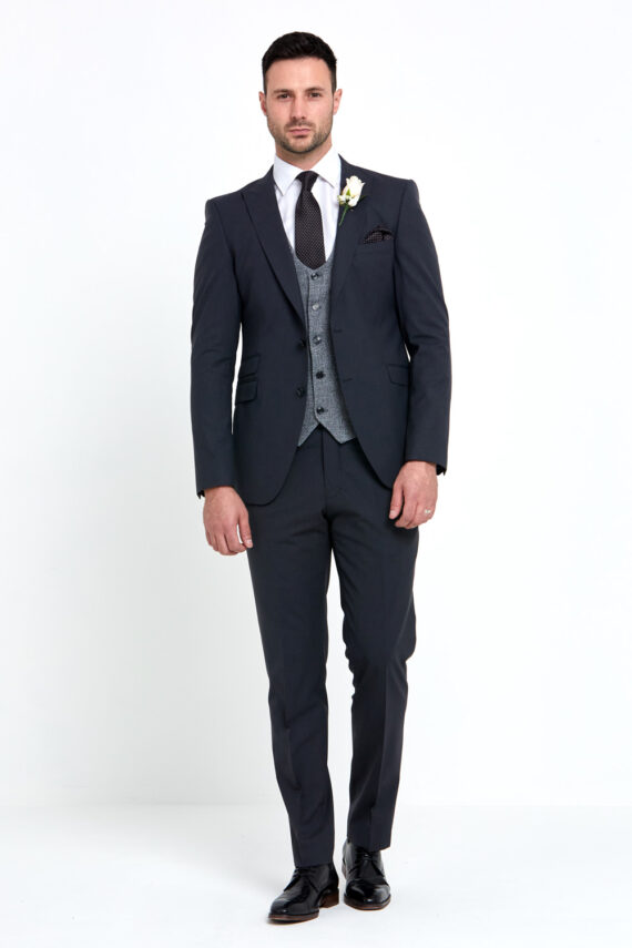 Regency Grey 3 Piece Wedding Suit