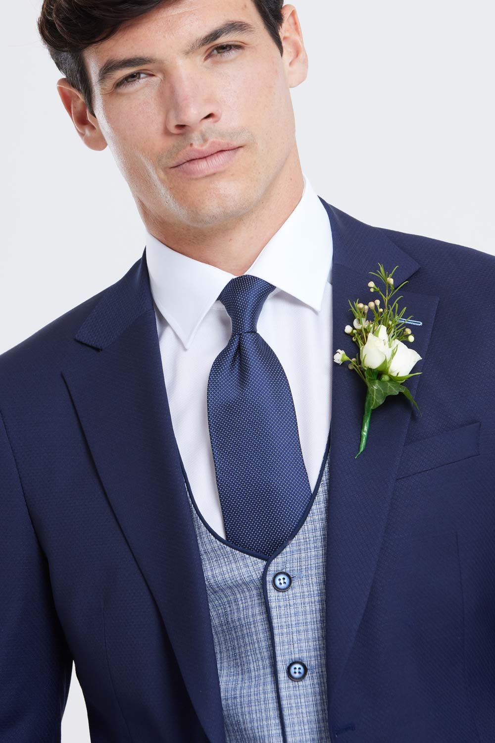 Bruce Blue 3 Piece Wedding Suit - Tom Murphy's Formal and Menswear
