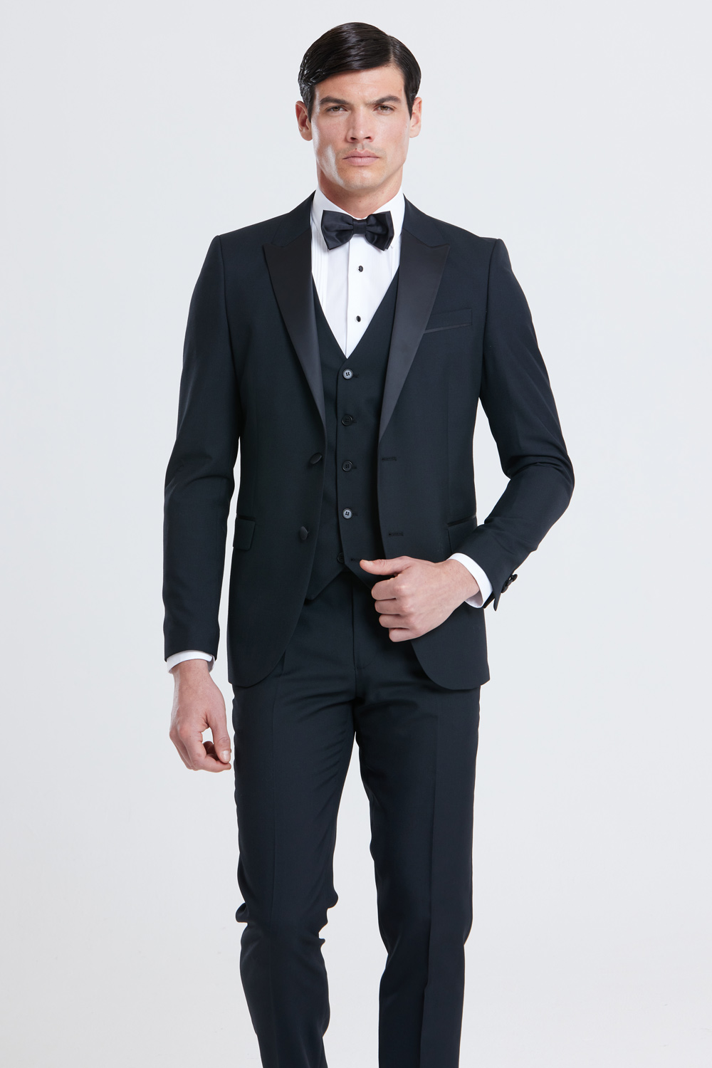 Peak Lapel Black Tuxedo - Tom Murphy's Formal and Menswear