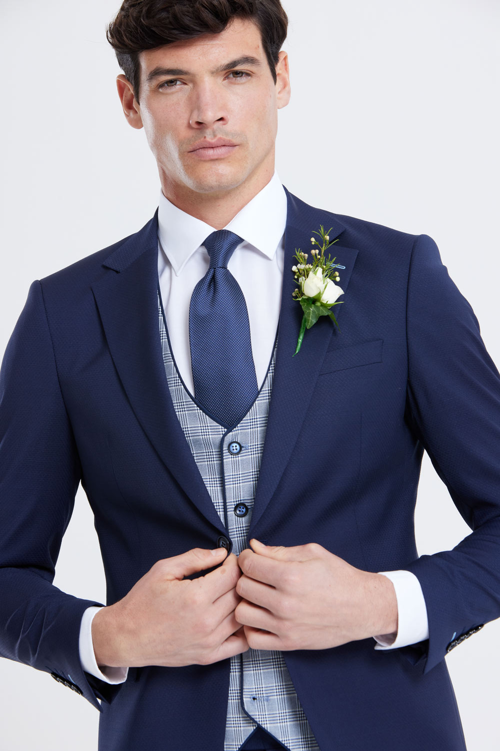Raymond Blue 3 Piece Wedding Suit - Tom Murphy's Formal and Menswear
