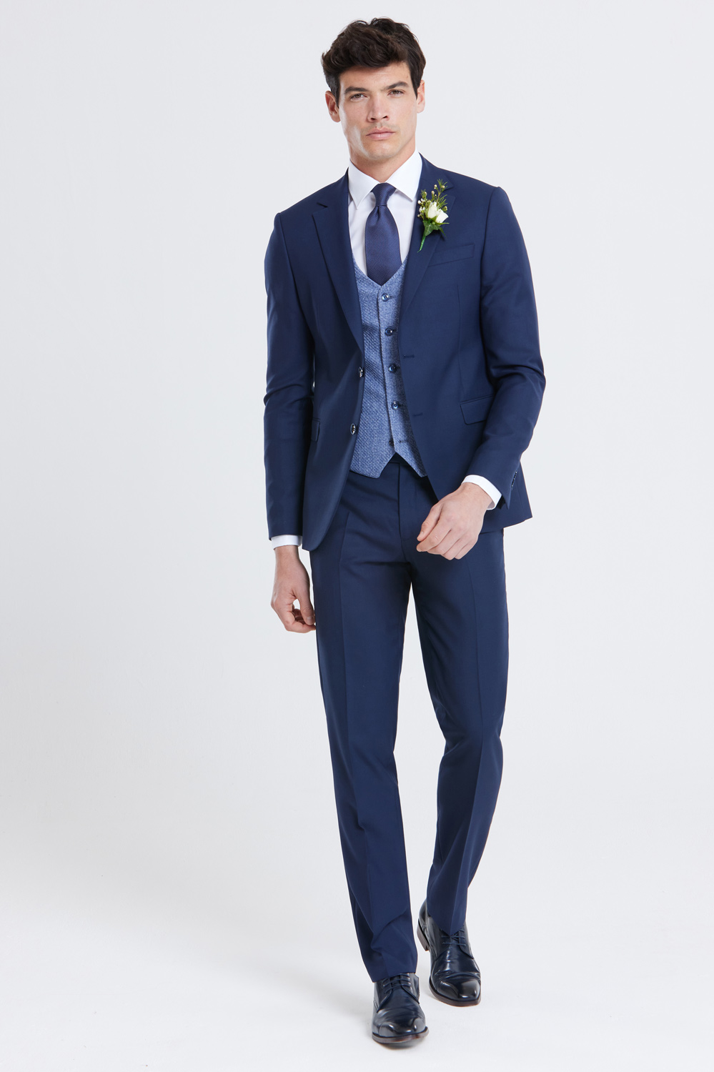 Simon Blue 3 Piece Wedding Suit - Tom Murphy's Formal and Menswear