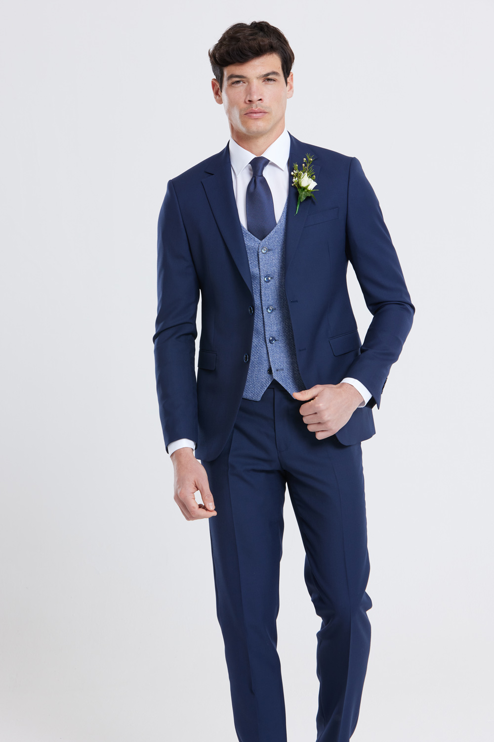 Simon Blue 3 Piece Wedding Suit - Tom Murphy's Formal and Menswear