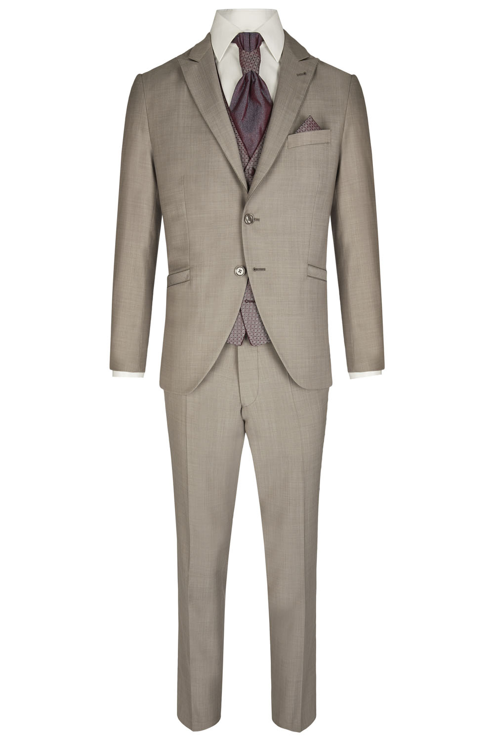 Beige 3 piece Wedding Suit - Tom Murphy's Formal and Menswear