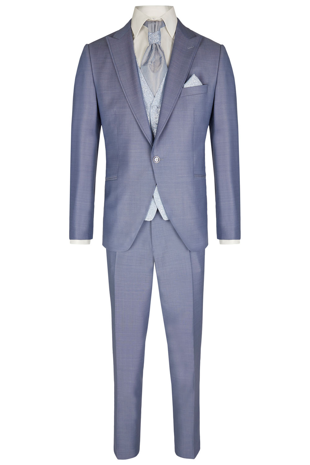 Ice Blue 3 piece Wedding Suit - Tom Murphy's Formal and Menswear