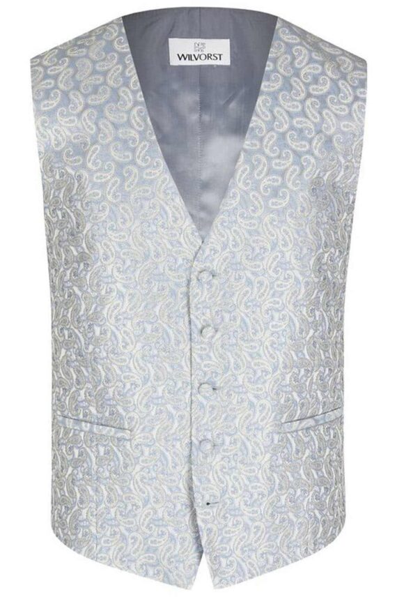 Silver patterened waistcoat