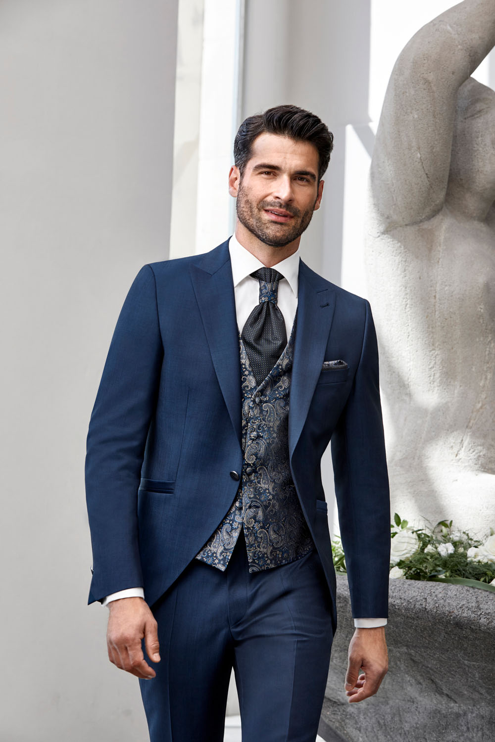 Tonic Blue 3 piece Wedding Suit - Tom Murphy's Formal and Menswear