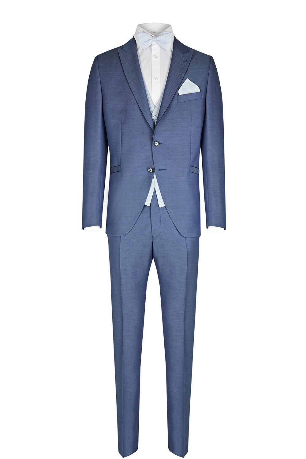Dolphin Blue 3 piece Wedding Suit - Tom Murphy's Formal and Menswear