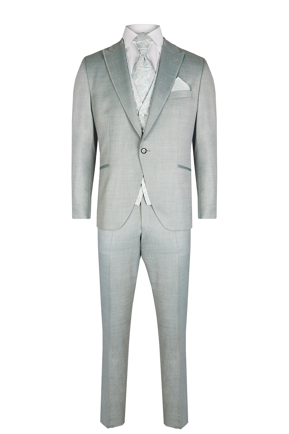 Sage Green 3 piece Wedding Suit - Tom Murphy's Formal and Menswear