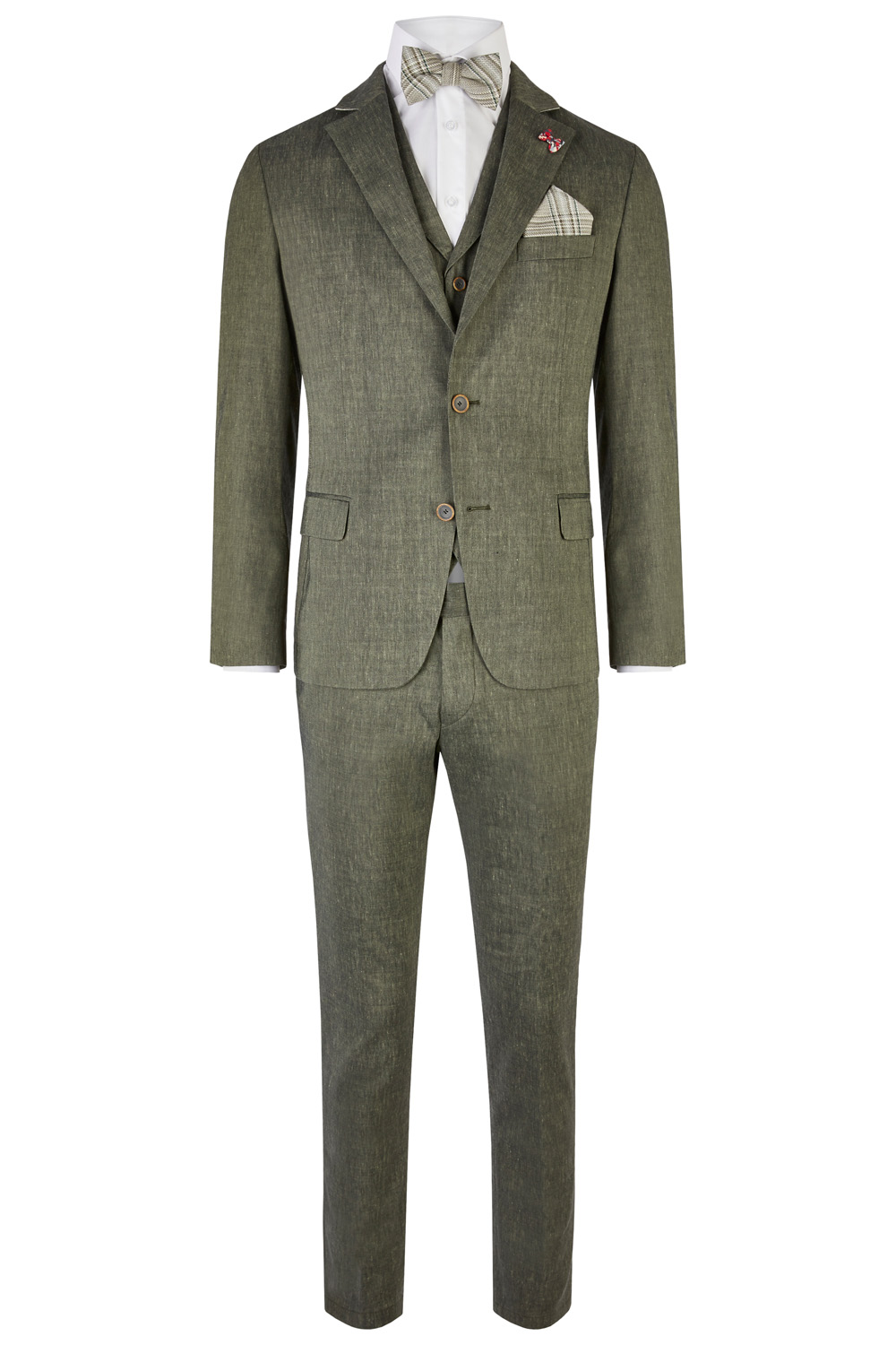 Dark Green Vintage 3 Piece Wedding Suit - Tom Murphy's Formal and Menswear