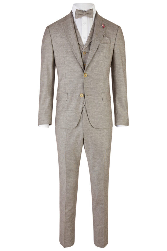 Vintage Grey 3 piece wedding suit