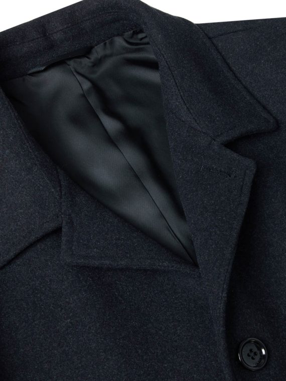 Daniel Grahame Charcoal Branson Tailored Coat